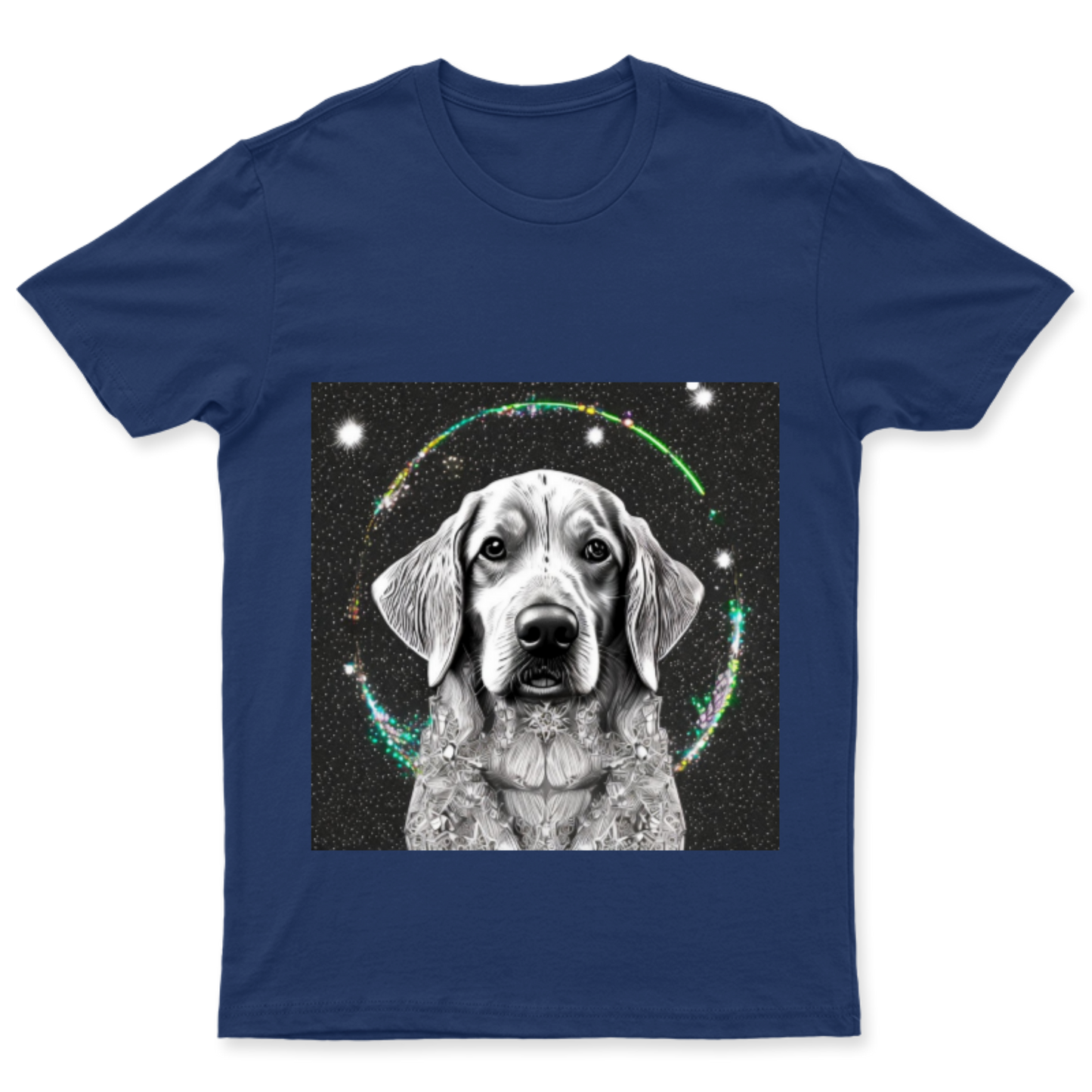 Playera Unisex Negro y Azul EP