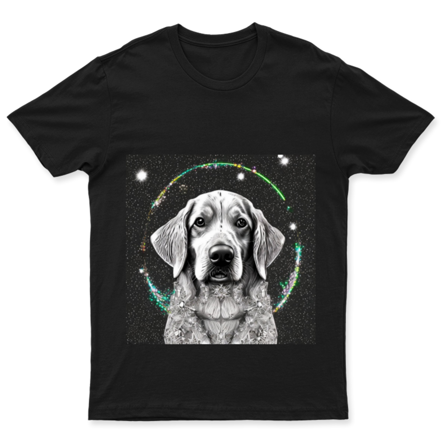 Playera Unisex Negro y Azul EP