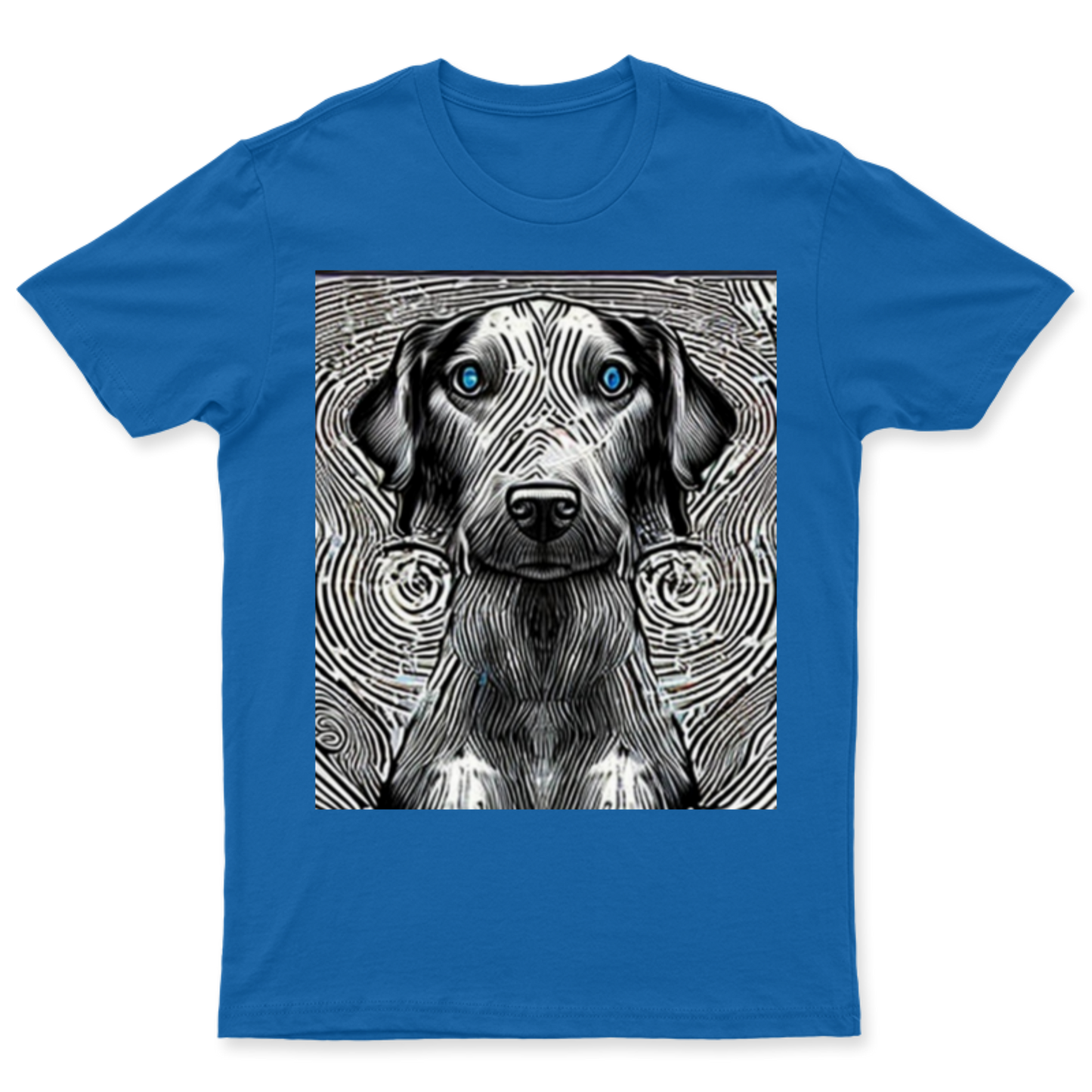 Playera Unisex Azul y Negro CR